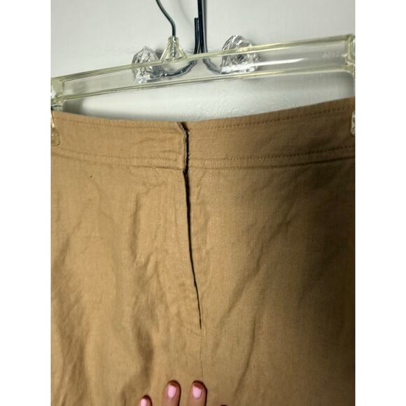 Vintage Y2K Apostrophe Fairy Bohemian Mid-rise Brown Long Maxi Skirt Women's 10 - Picture 8 of 9